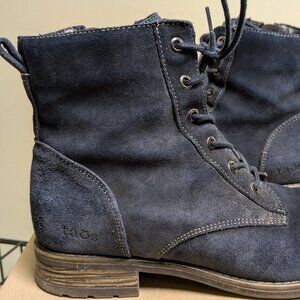 Taos Navy Boot Camp Suede Boots 9/40